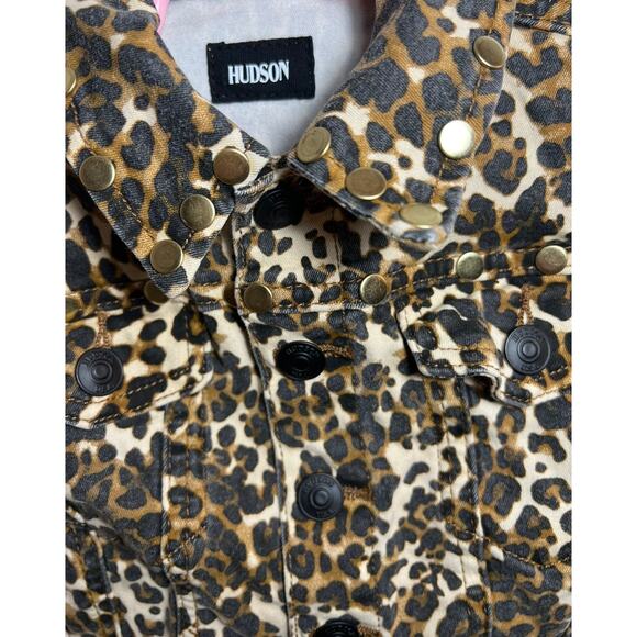 Hudson Kids Leopard Jean Jacket - Picture 3 of 4